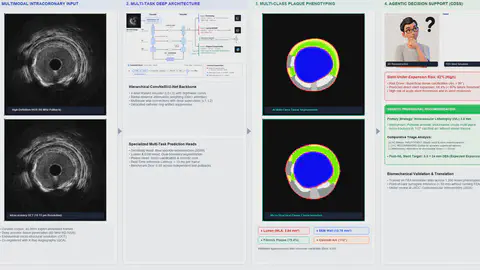 Cardiovascular AI: Multimodal Imaging (IVUS/OCT & Angiography) & Agentic Decision Support