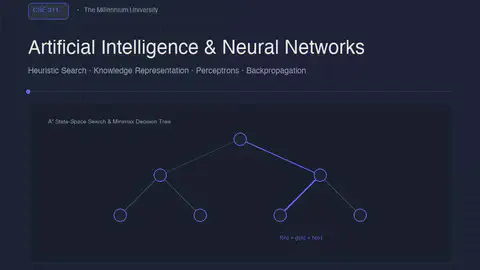 CSE 311: Artificial Intelligence & Neural Networks