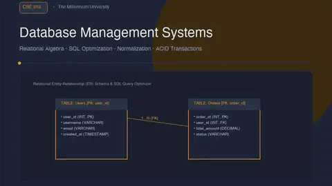 CSE 313: Database Systems
